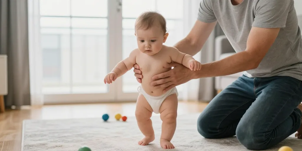 à quel âge un bébé marche