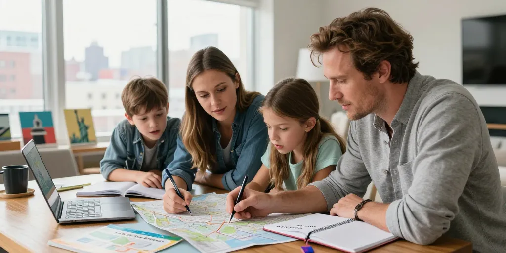 organiser un voyage à new york en famille